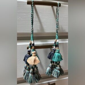 Pretty Beaded Decorative Tassels - Set of 2